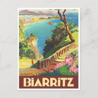 Carte Postale Voyage vintage Biarritz France