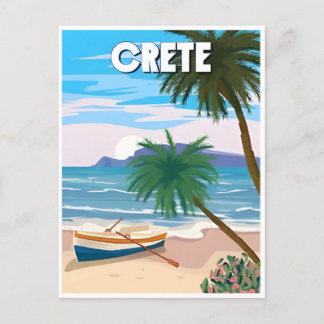Carte Postale voyage vintage CHYPRE Crète Chypre tourisme rétro