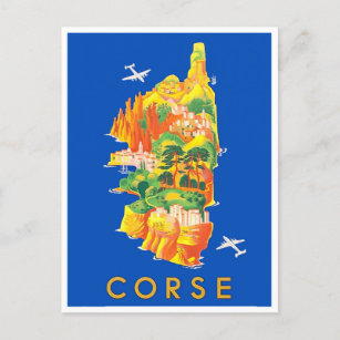 Carte Postale Voyage vintage Corse France