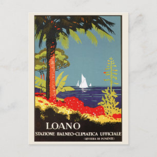 Carte Postale  Voyage vintage de la Riviera italienne Loano