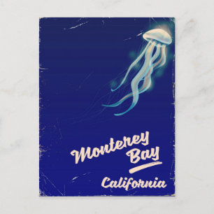 Carte Postale Voyage vintage de Monterey Bay California Jelly