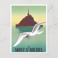 Voyage vintage du Mont Saint Michel France