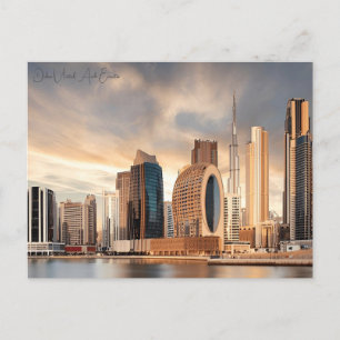 Carte Postale voyage vintage Dubaï Émirats arabes unis ville