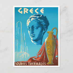 Carte postale Voyage vintage en Grèce