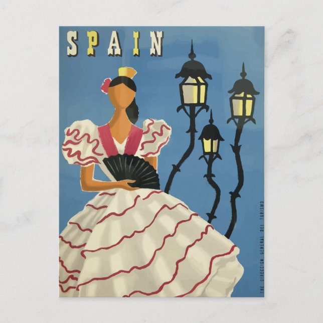 Carte postale voyage Vintage Espagne (Devant)