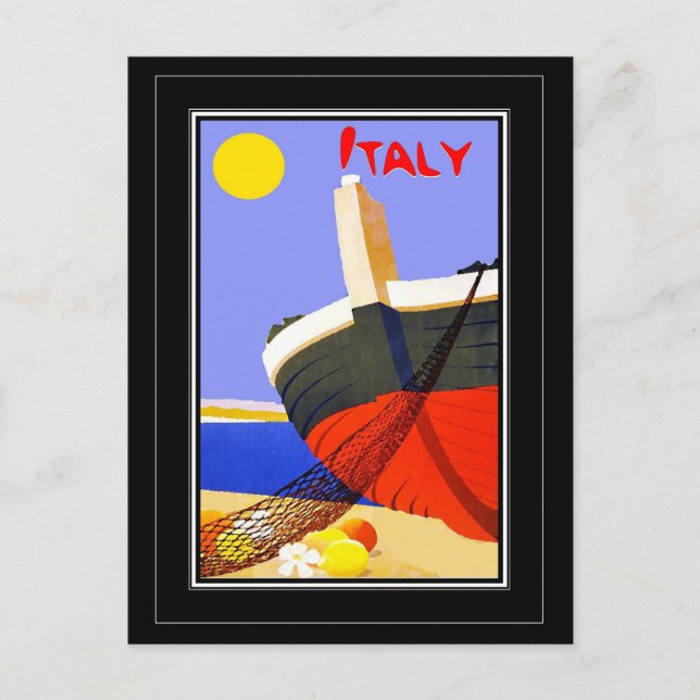 Carte postale Voyage Vintage Italie (Devant)