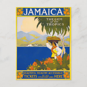 Carte Postale Voyage vintage jamaïcain