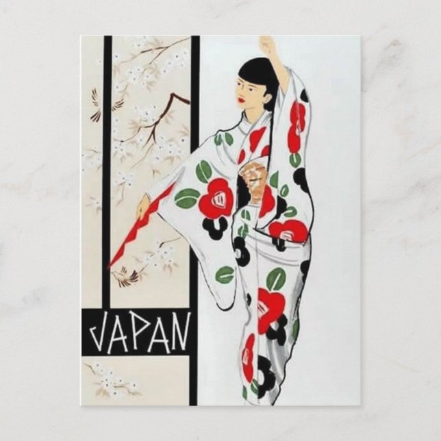 Carte Postale Voyage vintage JAPON (Devant)