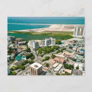 Carte Postale voyage vintage Lagos Nigeria city retro