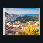 Carte Postale voyage vintage Malaga Espagne Alcazaba ville Postc<br><div class="desc">vintage,  rétro,  voyage,  moderne,  aquarelle,  Malaga,  Espagne,  Alcazaba,  tourisme,  ville, </div>