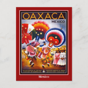 Carte postale Voyage Vintage Mexique Oaxaco