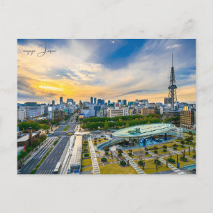 Carte Postale voyage vintage nagoya Japon ville Château