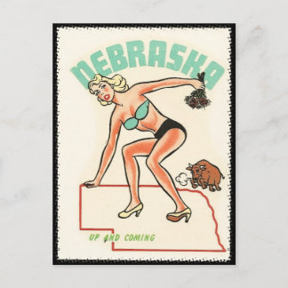 Carte postale voyage vintage Nebraska