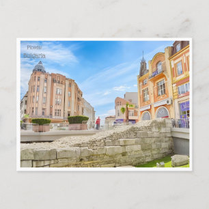 Carte Postale voyage vintage plovdiv bulgaria CITY Bulgarie