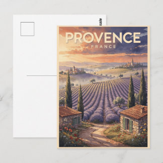 Carte Postale Voyage Vintage Provence France