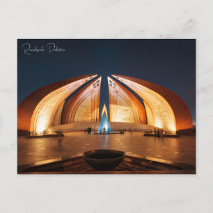 Carte Postale Voyage vintage Rawalpindi Pakistan Rétro de vacanc