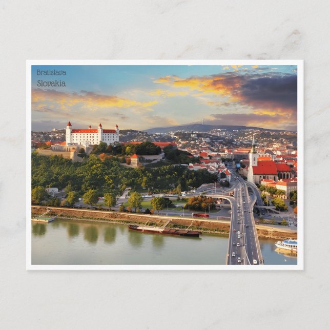 Carte Postale voyage vintage rétro bratislava Slovaquie (Devant)
