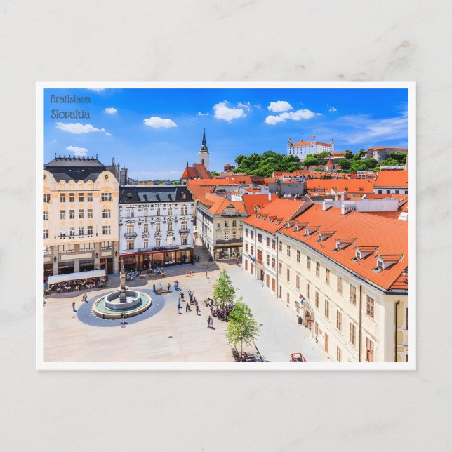 Carte Postale voyage vintage rétro bratislava Slovaquie (Devant)