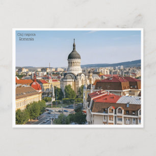 Carte Postale voyage vintage rétro Cluj napoca Roumanie Roumanie
