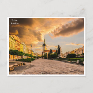 Carte Postale voyage vintage rétro Prešov Slovaquie