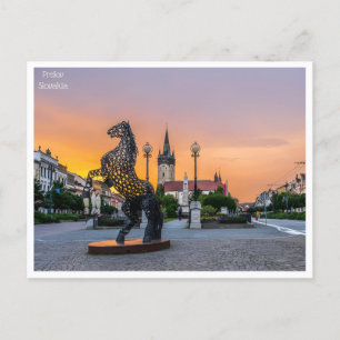 Carte Postale voyage vintage rétro Prešov Slovaquie Slovaquie
