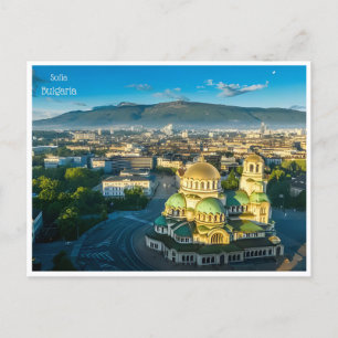 Carte Postale voyage vintage sofia bulgaria CITY Bulgarie Retro