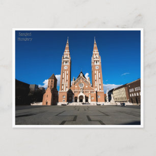 Carte Postale voyage vintage Szeged Retro Hongrie Hongrie Hongri