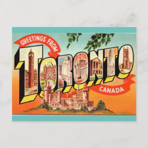 Carte Postale Voyage vintage Toronto Canada