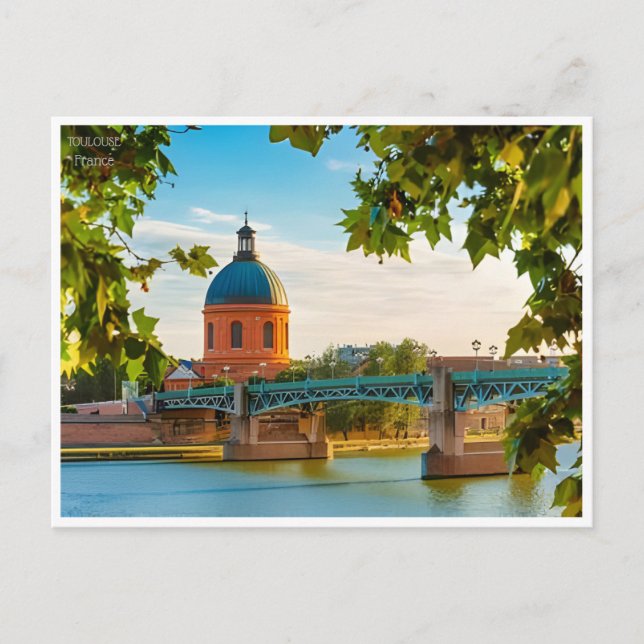 Carte Postale voyage vintage toulouse France tourisme retro (Devant)