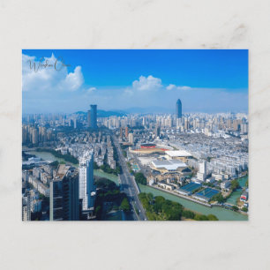 Carte Postale Voyage vintage Wenzhou Chine rétro chinois