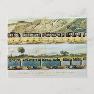 Carte Postale Voyager sur la Liverpool et Manchester