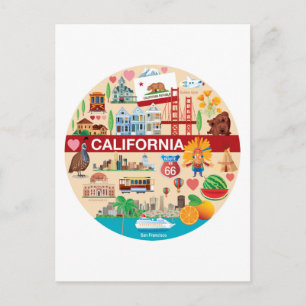 Carte Postale Voyages en Californie