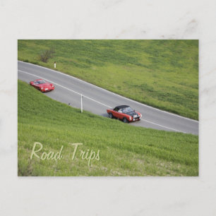Carte Postale Voyages routiers - voitures sport