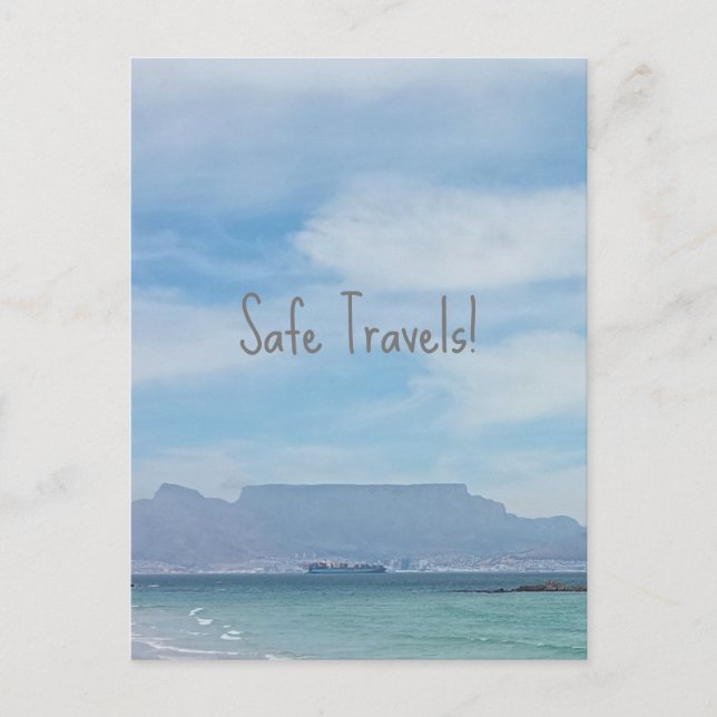Carte Postale Voyages sûrs au Cap (Devant)