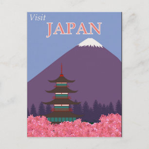 Carte Postale Voyages vintages au Japon