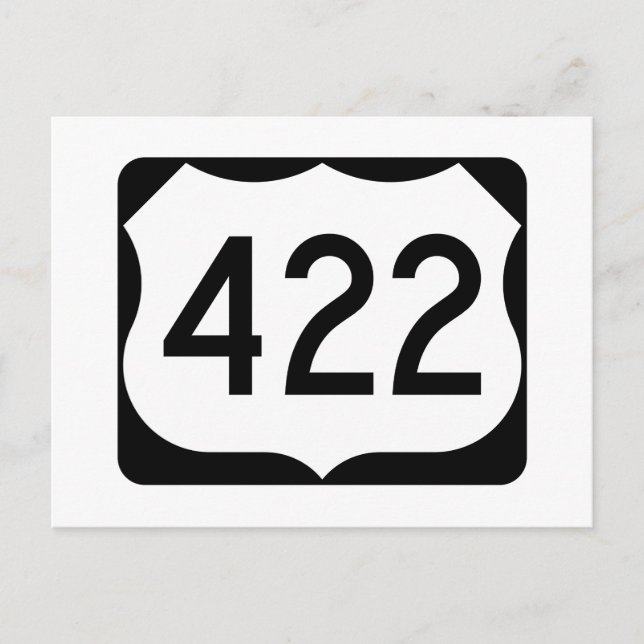 Carte Postale VOYELLE US Route 422 (Devant)