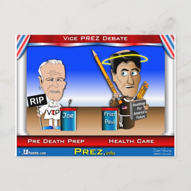 Carte Postale VP Debate (Devant)