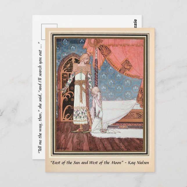 Carte Postale VRAI AMOUR - Dites-moi le chemin, et je vais cherc (Devant / Derrière)