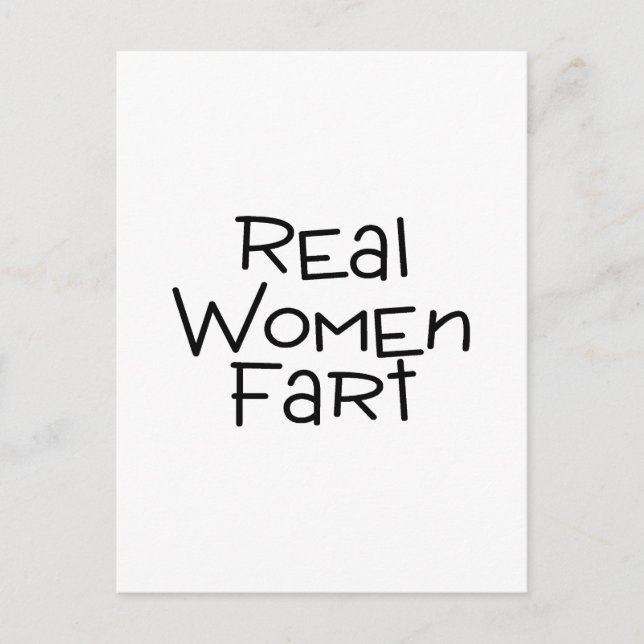 Carte Postale Vrai Femmes Fart (Devant)