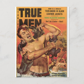 Carte Postale Vrai Hommes 3