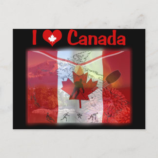 Carte postale vraiment canadienne
