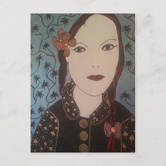 Carte Postale Vrouw (Devant)