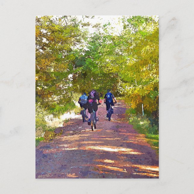 CARTE POSTALE VTT (Devant)