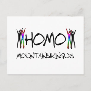 Carte Postale VTT homo