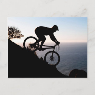 Carte Postale VTT Rider. Lions Head, Cape Town