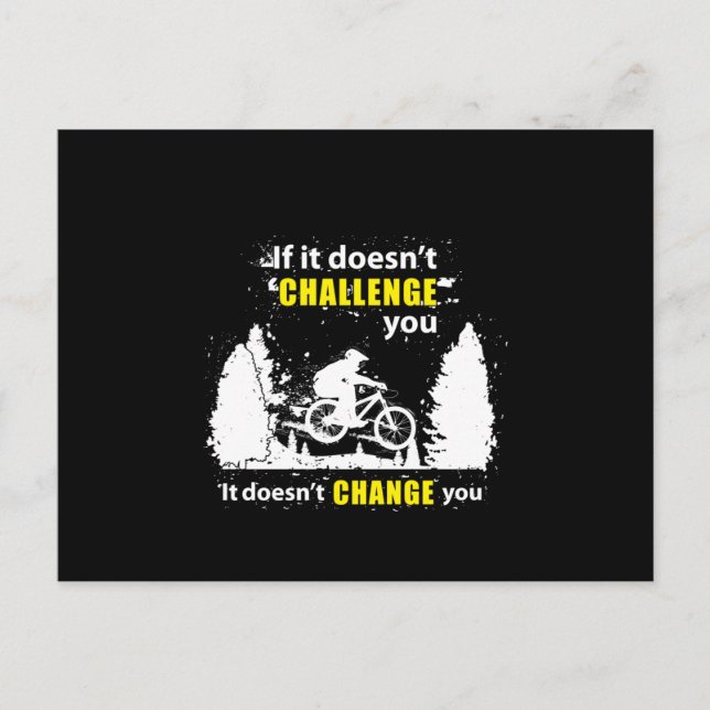 Carte Postale VTT VTT VTT Vélo Idée cadeau (Devant)