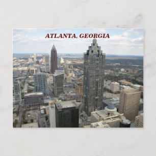 Carte Postale Vue aérienne d'Atlanta, Géorgie