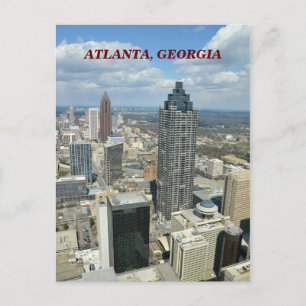Carte Postale Vue aérienne d'Atlanta, Géorgie