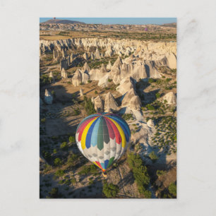 Carte Postale Vue aérienne de ballons à air chaud, Cappadoce