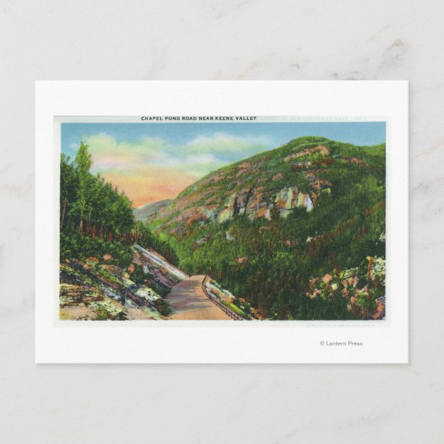 Carte Postale Vue aérienne de Fish Creek Grounds, Saranac Inn (Devant)